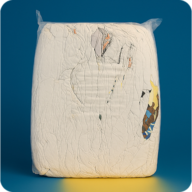 Chiffons d'essuyage blancs